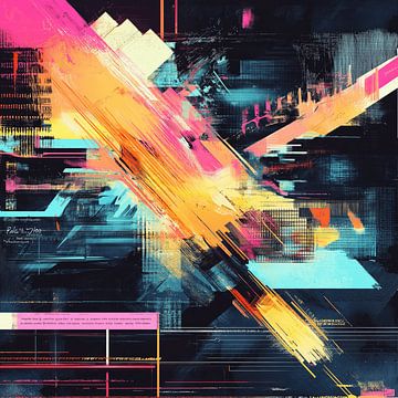 Neon Explosie van Digitale Energie van BS