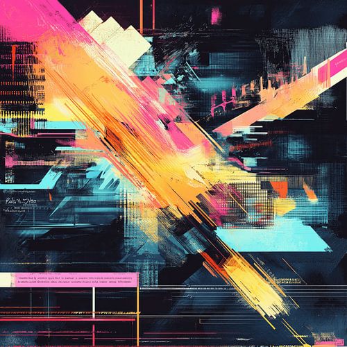 Neon Explosion of Digital Energy