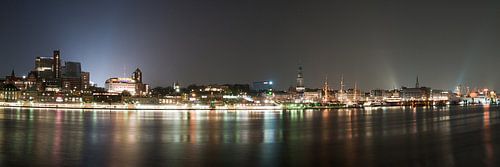 Panorama van Hamburg