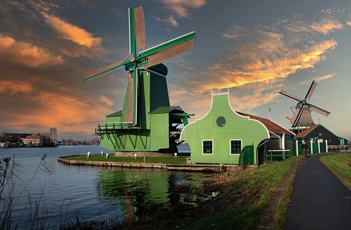 Industrial mill, Zaanse Schans