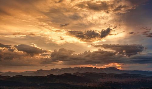 Zonsondergang in Montenegro