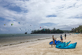 Kite surfing @ Boracay eiland, Filipijnen van Travel Tips and Stories