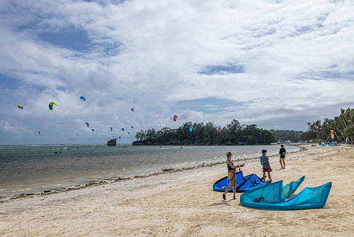 Kite surfing @ Boracay eiland, Filipijnen van Travel Tips and Stories