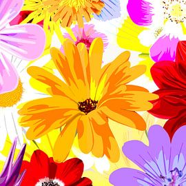 Lentebloemen van Jole Art