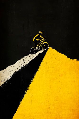 Fietsen op het hoogtepunt van vreugde