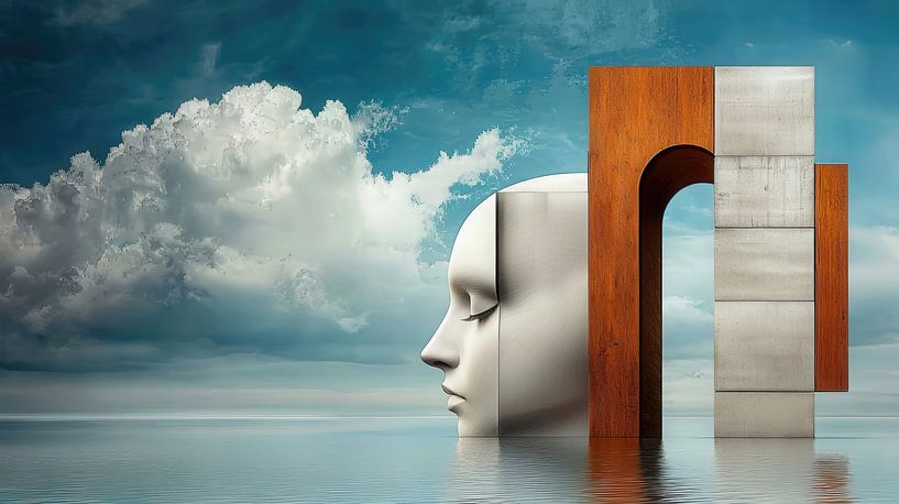Schlaf der Stille – Tor zur Unendlichkeit von Klaus Tesching - Art-AI