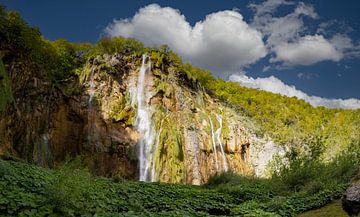 Nationaal Park Plitvicemeren, Kroatië. Panoramafoto