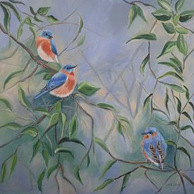 Bleubirds 2 von Ineke Zeeuw