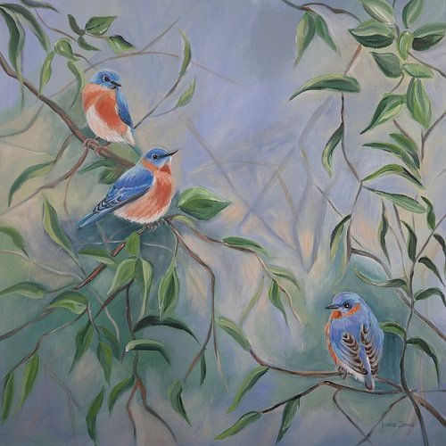 Bleubirds 2 von Ineke Zeeuw