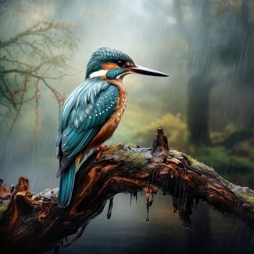 Kingfisher drawing 10