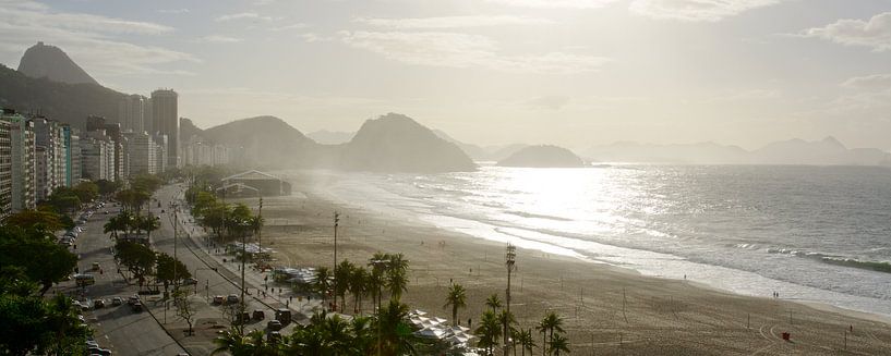 Panorama uitzicht, Copacabana - Rio de Janeiro van Dirk-Jan Steehouwer