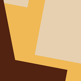 Geometrische abstrakte Kunst im Mid-Century-Modern-Stil. 2er-Set. Nr. 2 von Abstrakte minimalistische Kunst