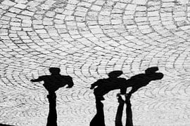 Three men in black von Paulina Hillari