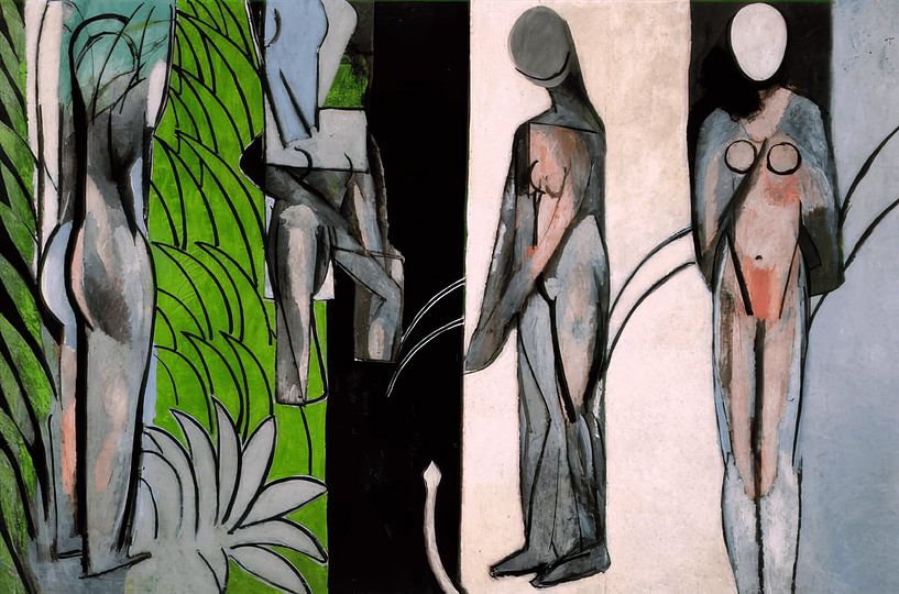 Badende an einem Fluss - Henri Matisse von Accessible Art