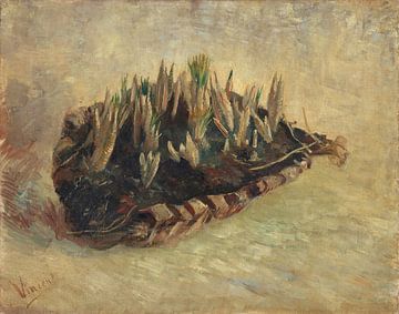 Stilleven met een mandje krokussen, Vincent van Gogh