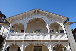 Bäderarchitektur, Sassnitz, Insel Rügen, Mecklenburg-Vorpommern, Deutschland, Europa