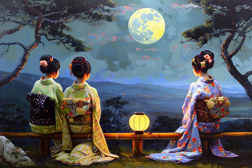 Japanese Geisha&#039;s by Egon Zitter