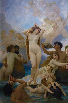 William Bouguereau - De geboorte van Vénus (1879) van Peter Balan