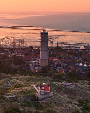 Brandaris by Evening Light - Keeper of Terschelling by Ewold Kooistra