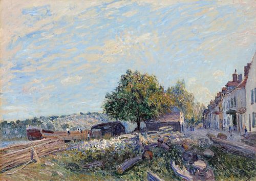 Alfred Sisley,Saint Mammes-Morning
