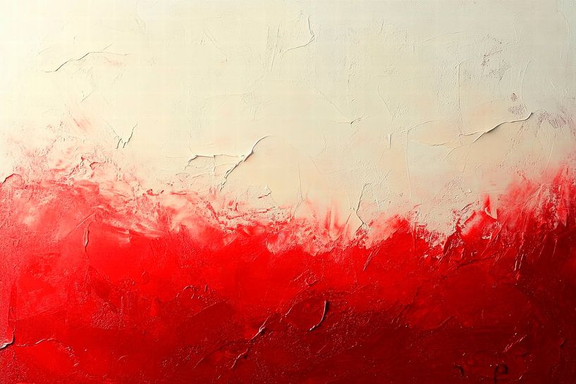 Rote Farbverläufe – Abstrakte Kunst von Poster Art Shop