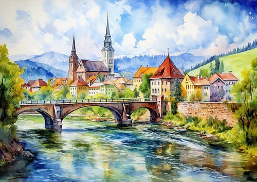 Slowakije Schilderij