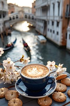 Venetian coffee dream on the Rialto Bridge by Skyfall