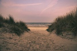 Passage sur la plage d'Usedom avec vue sur la mer Baltique sur Martin Köbsch