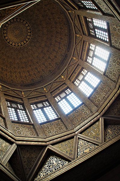 Koepel van de Nijlometer Nile-o-meter in Cairo van Maurits Bredius