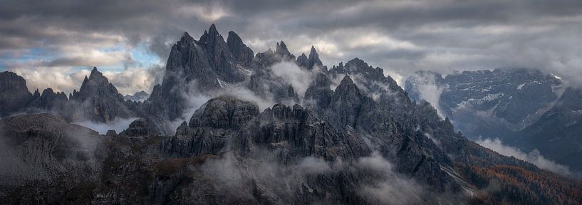 Cadini di Misurina panorama by Jeroen Lagerwerf