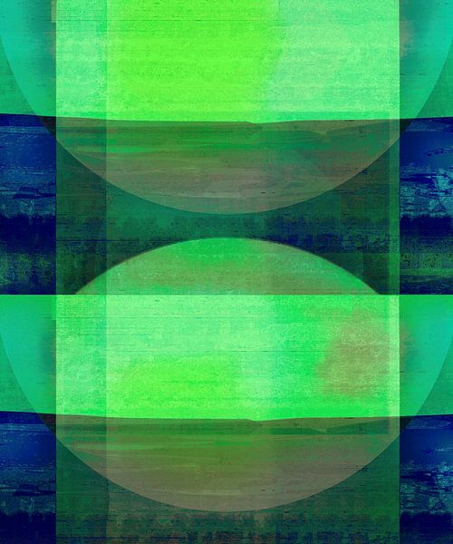 Wabi Sabi Japan Meditatie met Vormen Geometrisch van FRESH Fine Art