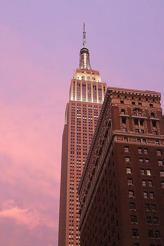 Sunset over New York City