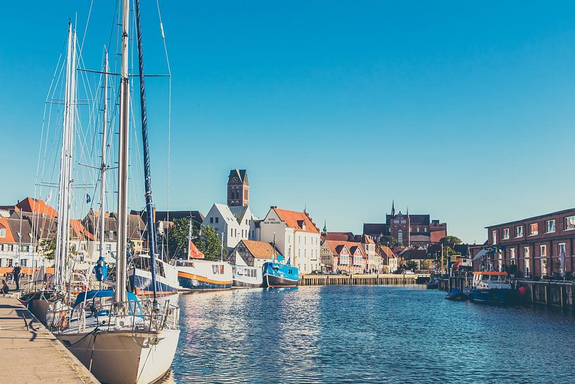 Maritime flair - the old harbour of Wismar by Michel Lask