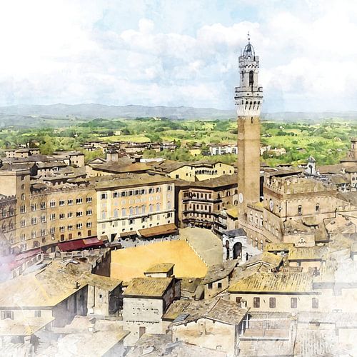 Siena is een middeleeuws juweeltje, beroemd om zijn historische straatjes en tijdloze Toscaanse charme.