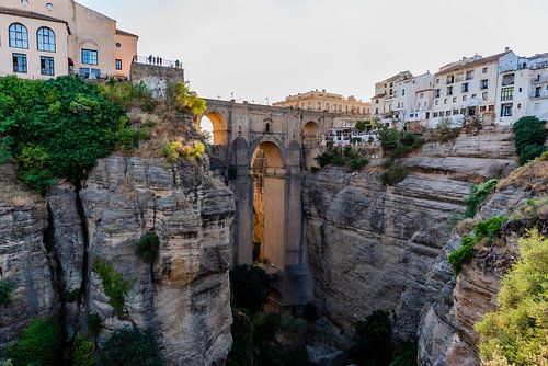 Oude stad Ronda in gouden licht
