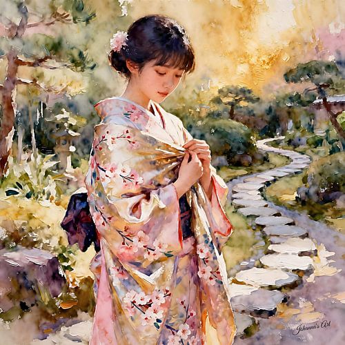 Flowing Kimono, Still Waters