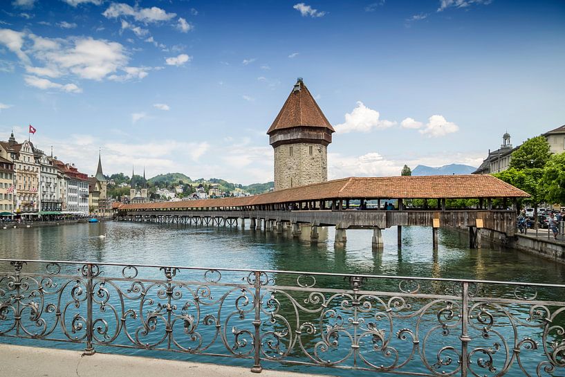 LUCERNE Chapel Bridge &amp; Water Tower by Melanie Viola