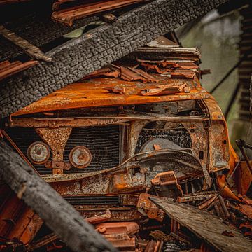 Burnt Volvo van SchippersFotografie