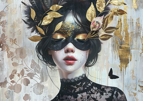 Mask woman | Whispers of a Golden Mask