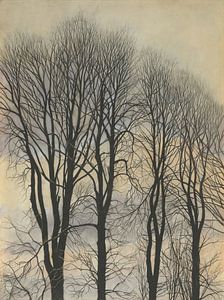 Léon Spilliaert - Baum und Himmel (1938)