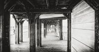 Boat jetty in Cuxhaven at the German North Sea coast