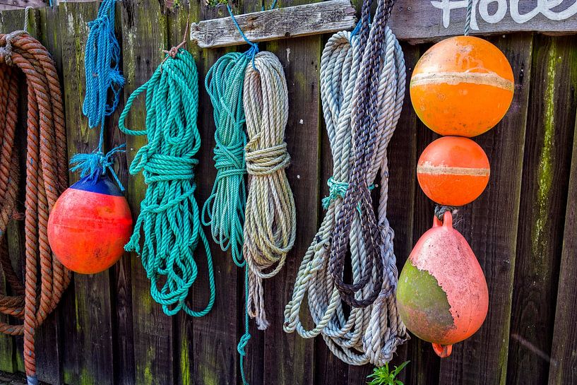 Fishing supplies in the village of De Waal on the island of Texel by Rob Boon