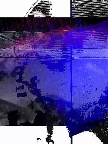 The blue unknown woman