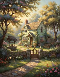 Het huisje dat naar de lucht staart van Regan Frederick