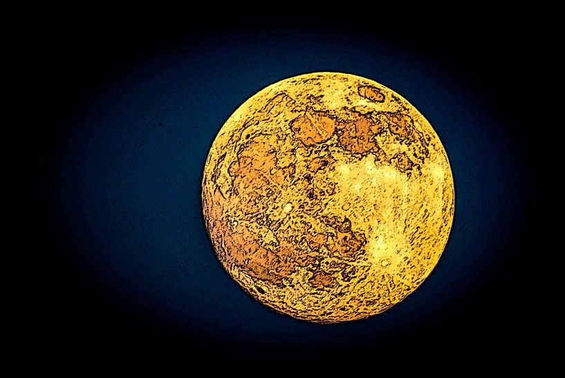 Full Moon (2) by Norbert Sülzner