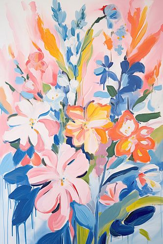 Bloemen in zachte kleuren