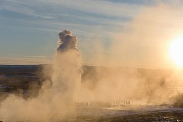 Strokkur geiser van Karsten van Dam