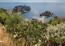 Isola Bella, Taormina, Sizilien, Italien