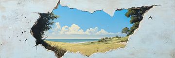 Landschap | Shoreline Vista Illusion van OMG Art