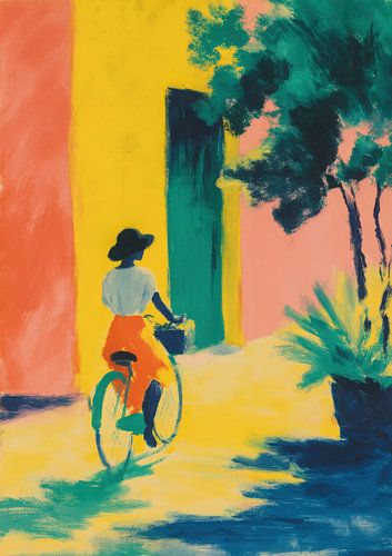 Rijden in het gouden licht